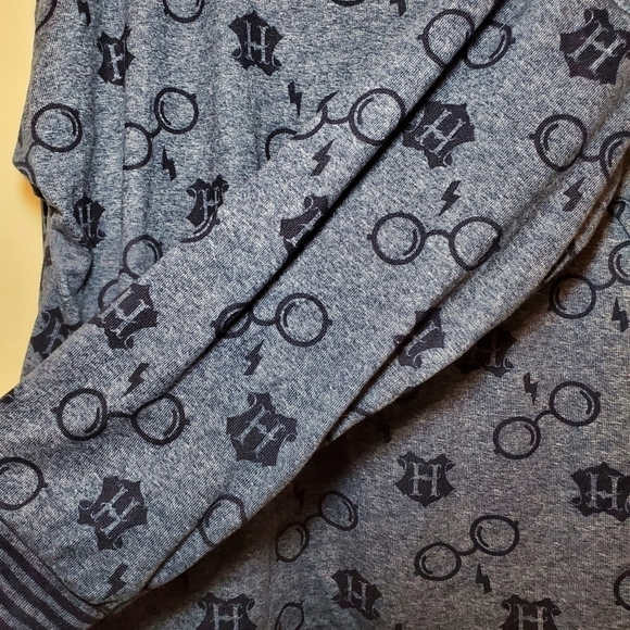 Harry Potter Wizarding World Long Sleeve Blue Sweater XXL - Picture 6 of 11